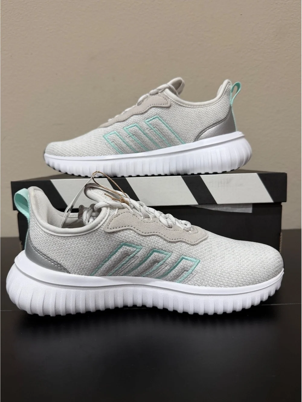 Size 7.5 - Adidas Women’s Kaptir Flow 2.0 “Cloud White”